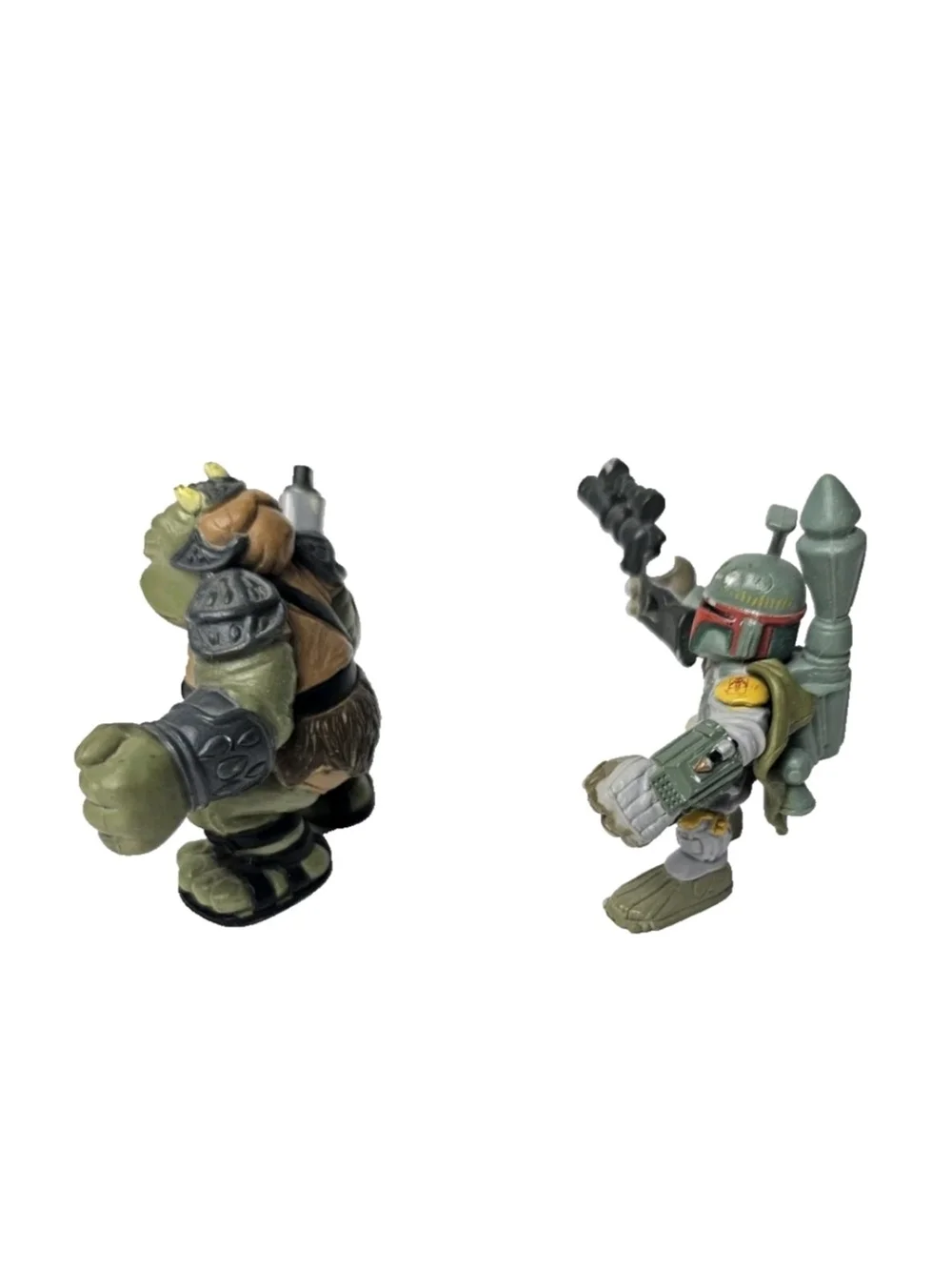 Star Wars Galactic Heroes Action Figure 6pc Obi-Wan Kenobi Boba Fett Mandalorian